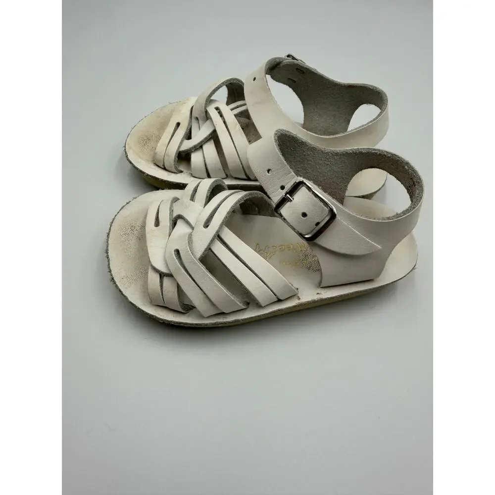 Sunsan strap-wees white size 4